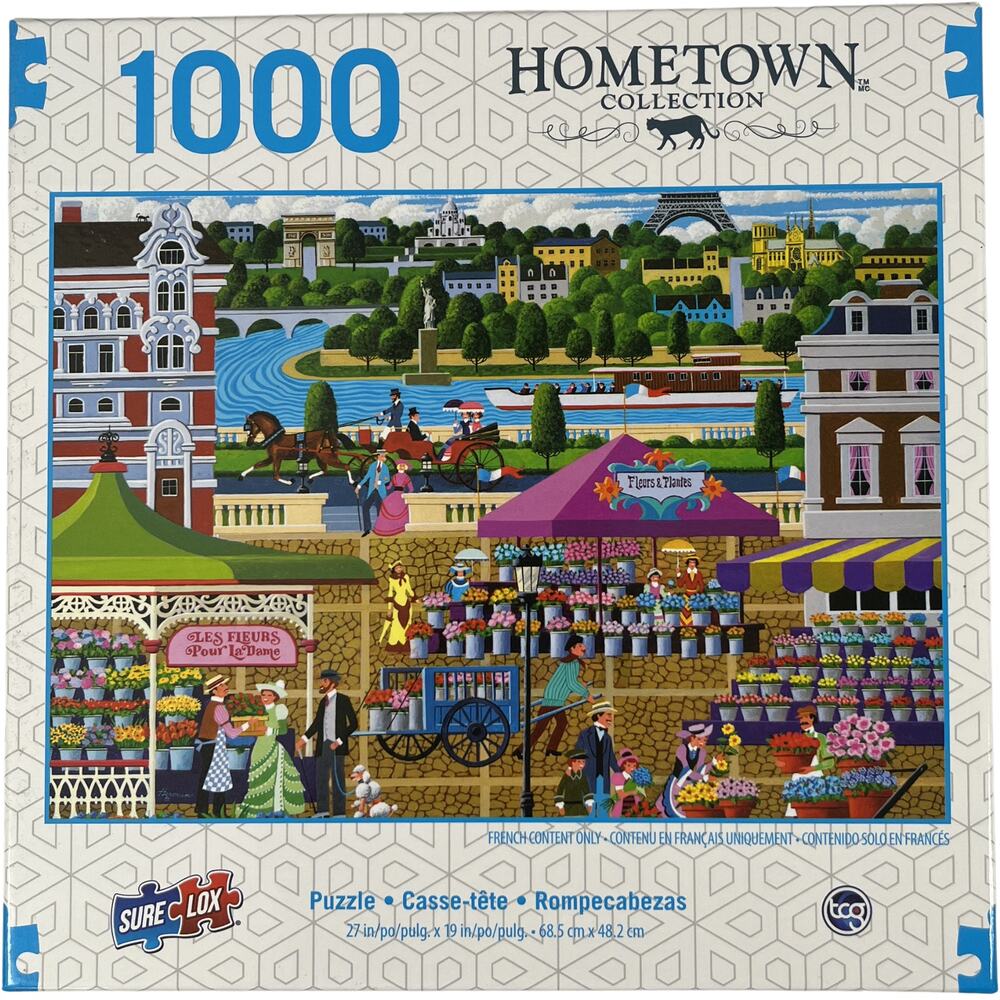 Hometown Collection Main Street 1000 Piece Puzzle NIB